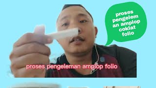 Proses Lem Amplop Coklat Folio