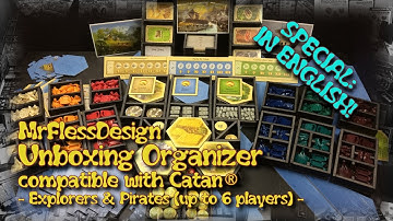 Unboxing Organizer - compatible with Catan® Explorers & Pirates up to 6 Players (english)