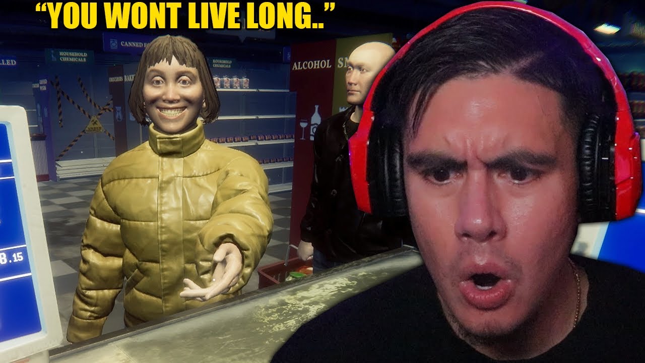 I HAVE TO SURVIVE 7 DAYS IN HELLMART BUT THESE CUSTOMERS KNOW IM COOKED | Hellmart (full game)