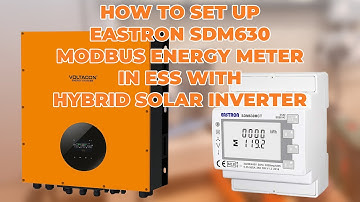 How to Set Up Eastron SDM630 Modbus Energy Meter in ESS with Hybrid Solar Inverter