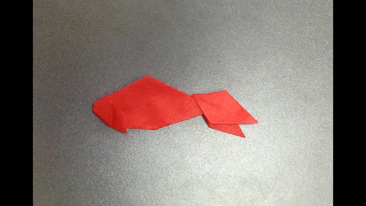 金魚 折り紙 折り方 作り方 Youtube