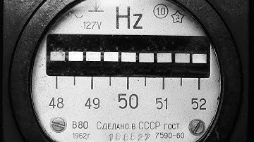 Vibrating reed frequency meter
