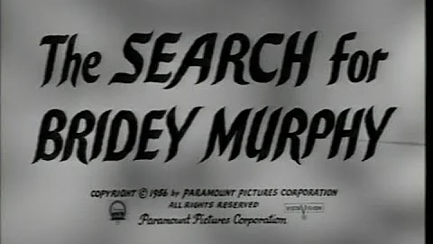 The Search for Bridey Murphy (1956) Full Movie HQ