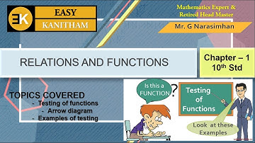 Unit-1: Relations Functions Part - 15 | TN New Syllabus 2020 | G Narasimhan