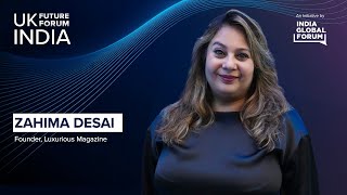 Zahima Desai, Founder, Luxurious Magazine at UKIFFs Westminster Diwali Reception & Dialogues 2025