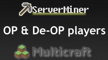 How to OP and de-OP players on your server