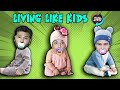 LIVING LIKE KIDS FOR 24HRS | NEW MEMBER | HUNGRY BIRDS