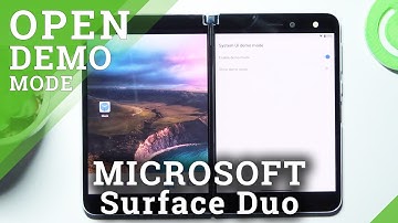 How to Turn On Demo Mode on MICROSOFT Surface Duo - Show Demo Mode
