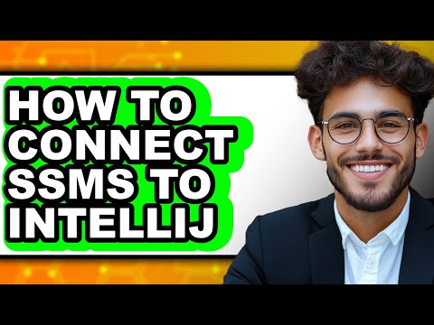 How to Connect Ssms to Intellij (only Way)