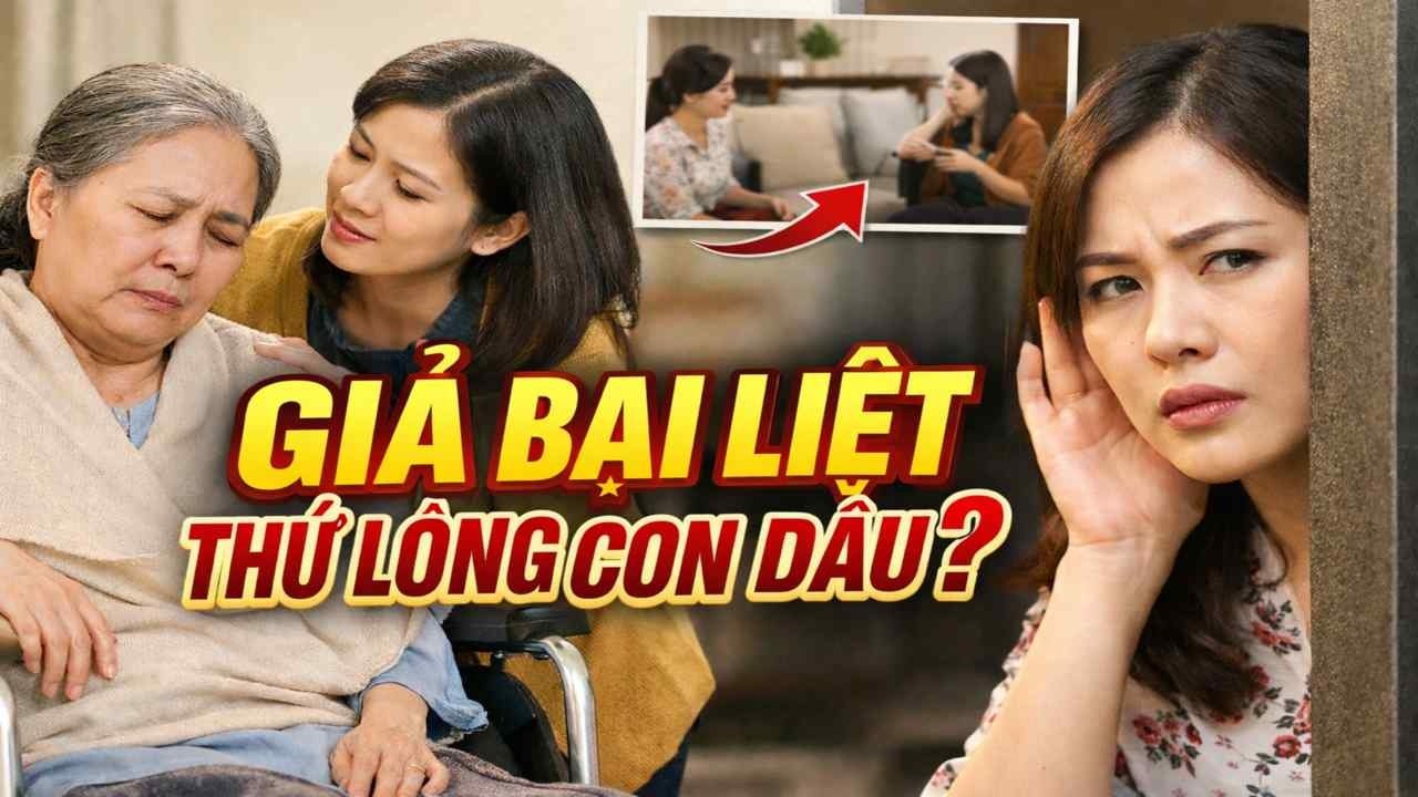 MẸ CHỒNG GIẢ VỜ BẠI LIỆT ĐỂ THỬ LÒNG 2 NÀNG DÂU – Cái Kết Khiến Cả Gia Đình Bật Khóc