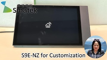 SMATEK 10" Customization Smart Home Automation LCD Panel Proximity/Light/Temperature humidity Sensor