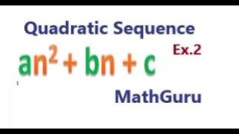 Quadratic Sequence | Missing Term |Grade 11-12, GMAT, GCSE | Example 2
