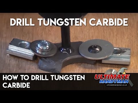 How to drill tungsten