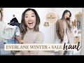 EVERLANE WINTER + SALE HAUL: Try On & Review