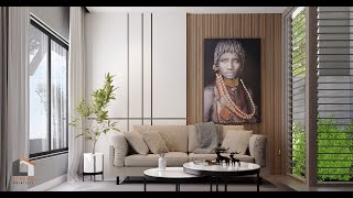 D5 Render - Realistic Living Room #1 (Interior Scene)
