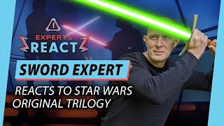 Sword Expert Reacts To The Original Star Wars Trilogy | Lightsaber Fight Scenes