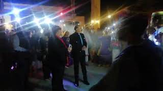 استعراضات فلكلورية علي الأغانى التراثية  أثناء وصول وزيرة الثقافة ومحافظ أسوان