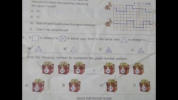 Science Olympiad 2018 Class 3 paper