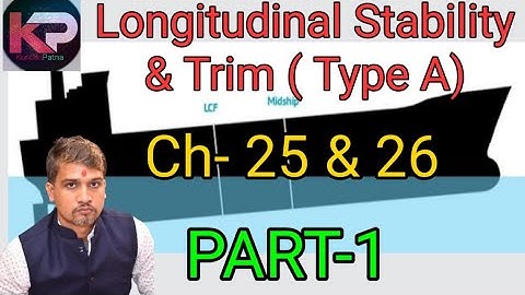 Longitudinal Stability & Trim (Type A) | Ch 25 & 26 | Part 1