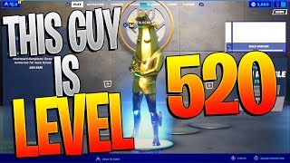 THIS GUY IS LEVEL 520 IN FORTNITE CHAPTER 2 SEASON 2?! (Does His LEVEL UP FAST Method Work?)