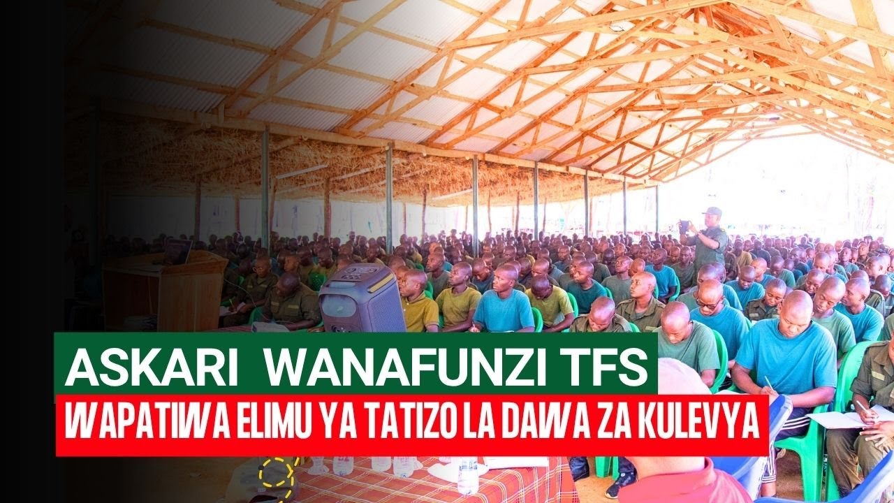 DCEA Yawanoa Askari Wanafunzi wa TFS  Kuhusu Udhibiti wa Dawa za Kulevya