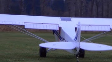 Hangar 9 1/4 Scale PA-18 Super Cub Flight