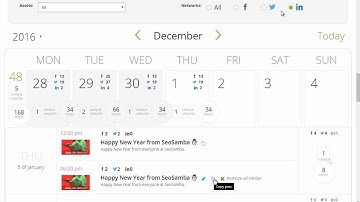 Social Media Marketing Calendar & Sharing Software Tools by SeoSamba