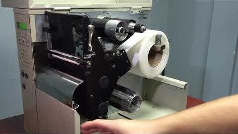 Zebra 105SL Warning Ribbon In