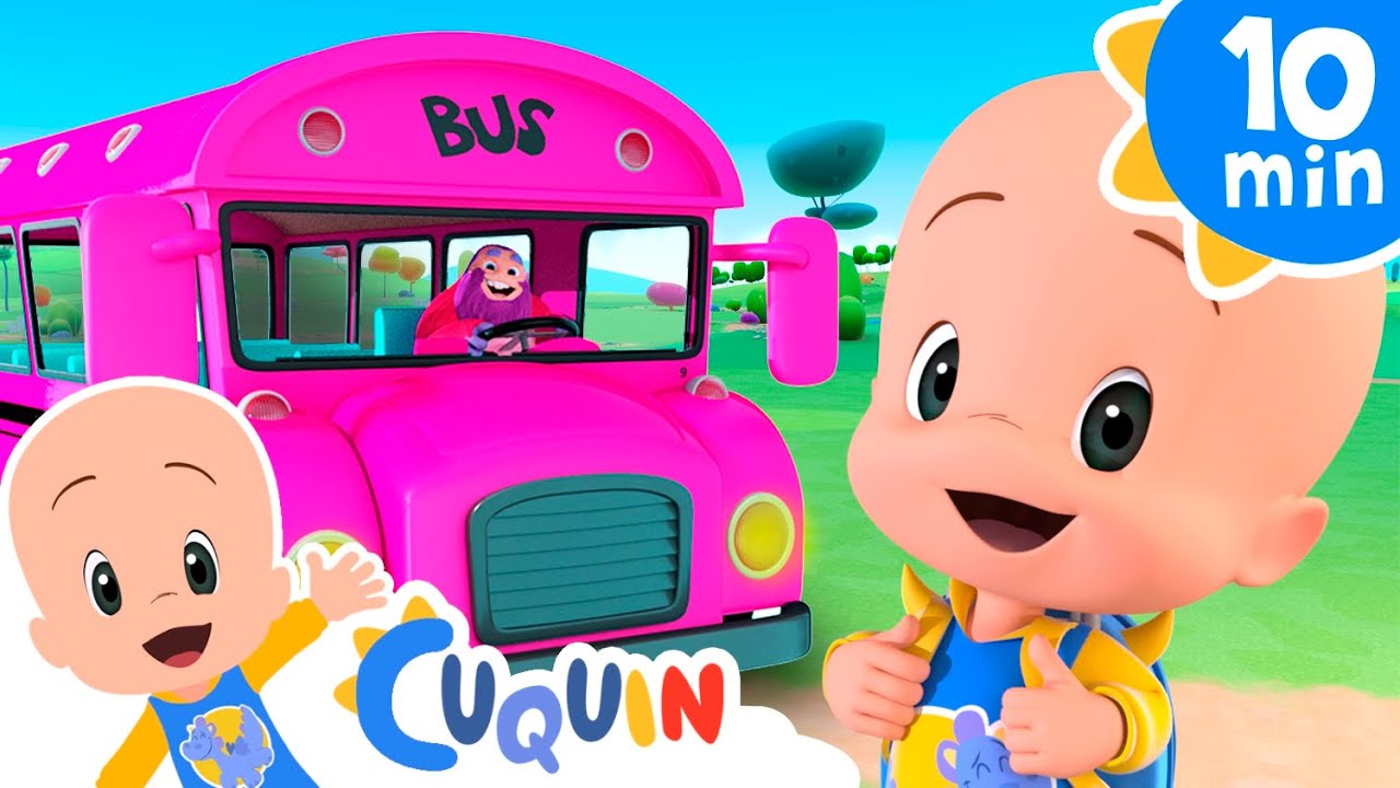 Las ruedas del bus y los colores y más canciones infantiles de Cleo y ...
