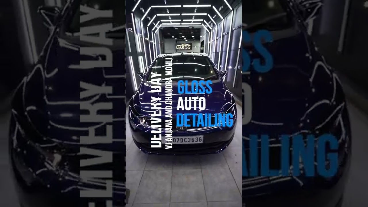 actor chandramouli's and vj anjana's tata altroz protected with Instant healing PPF by gloss auto