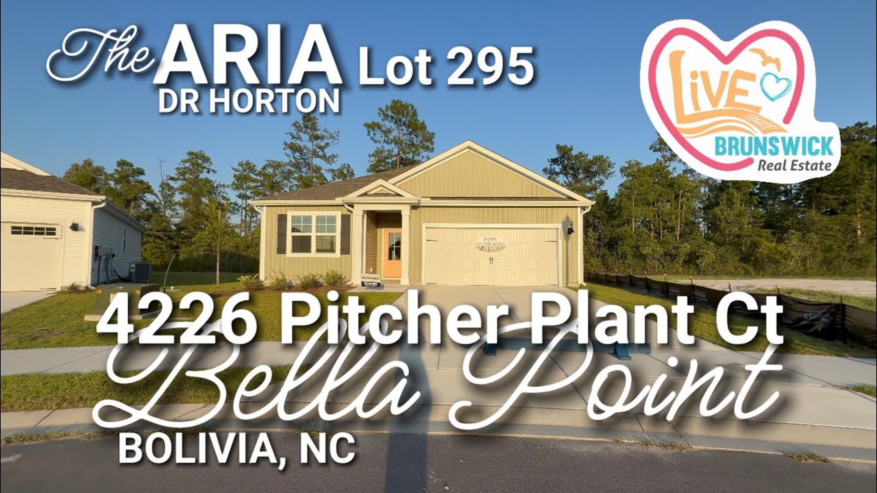 The Aria πΊBella Point π₯° 4226 Pitcher Plant Ct π‘ Bolivia, NC π€© DR Horton