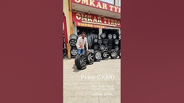 omkar tyres 16inch used alloy #tyres #alloywheels #swift