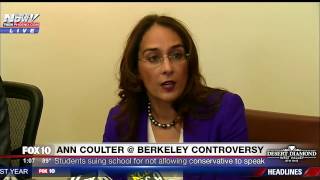 FULL PRESS CONFERENCE: Berkeley Young Republicans SUE School Over Ann Coulter Speech Controversy FNN