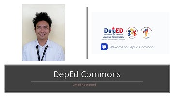 Email Not Found in DepEd Commons for the Division of Leyte