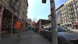 NYC Quickly Walking 106th to 72nd Streets on Amsterdam Ave - November 2023