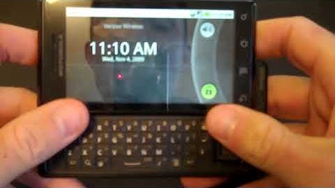 Verizon Droid unboxing