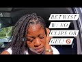 RETWIST: NO CLIPS + NO GEL 🚫 | **sorry for the audio issues**