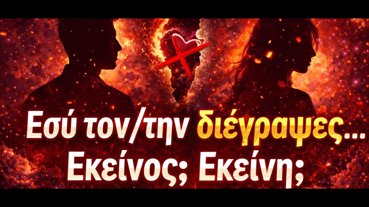 Εσύ τον/την διέγραψες… Εκείνος; Εκείνη; 🔥 (Pick a Card)
