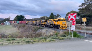 TasRail 2053 TR11 TR01 #32 train Rhyndaston Road