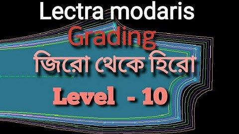 How to make lectra modaris tutorial bangla #lectra software  for pattern make #cad.