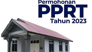 CARA MOHON BANTUAN RUMAH PPRT TAHUN 2023