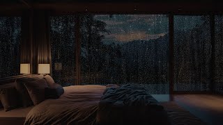 Fall Asleep to Rain in the Woods  Nighttime Serenity  Fall Asleep After 5 Minutes