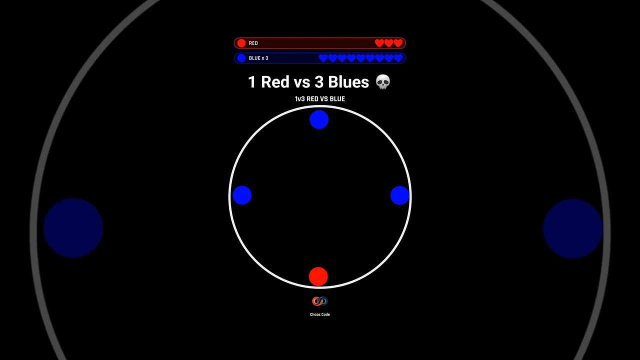 THE BEST CLUTCH EVER! 😱 1 Red vs 3 Blues 💀 