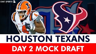 Houston Texans Round 2 \& Round 3 NFL Mock Draft + Top Day 2 Draft Targets For 2024 NFL Draft