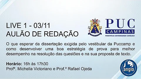 Como é a Redação da PUC?