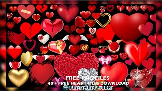 Heart png images for free download psd file 40+ png hearts part 2