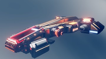 Blender Spaceship Model | Project Kim 2.0 | WIP