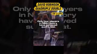 David Robinson’s Historic Quadruple-Double: The Last in NBA History