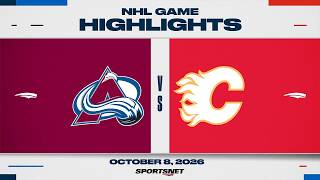 NHL Highlights | Avalanche vs. Flames - October 8, 2026 screenshot 3