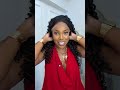 Lace front Rebeca tela 13x4 fibra de proteína cabelo cacheado #wigsdivabeauty #lace